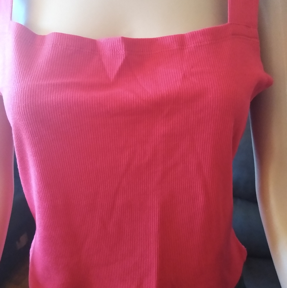 Red StrapTank Top - Picture 2 of 3